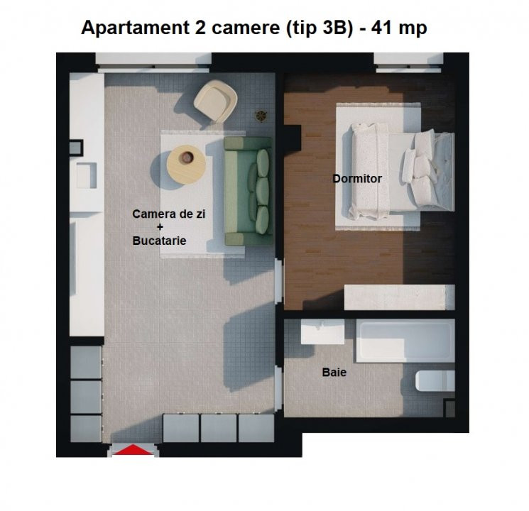 Apartament 2 camere, bloc nou, incalzire in pardoseala, Pepiniera Galata