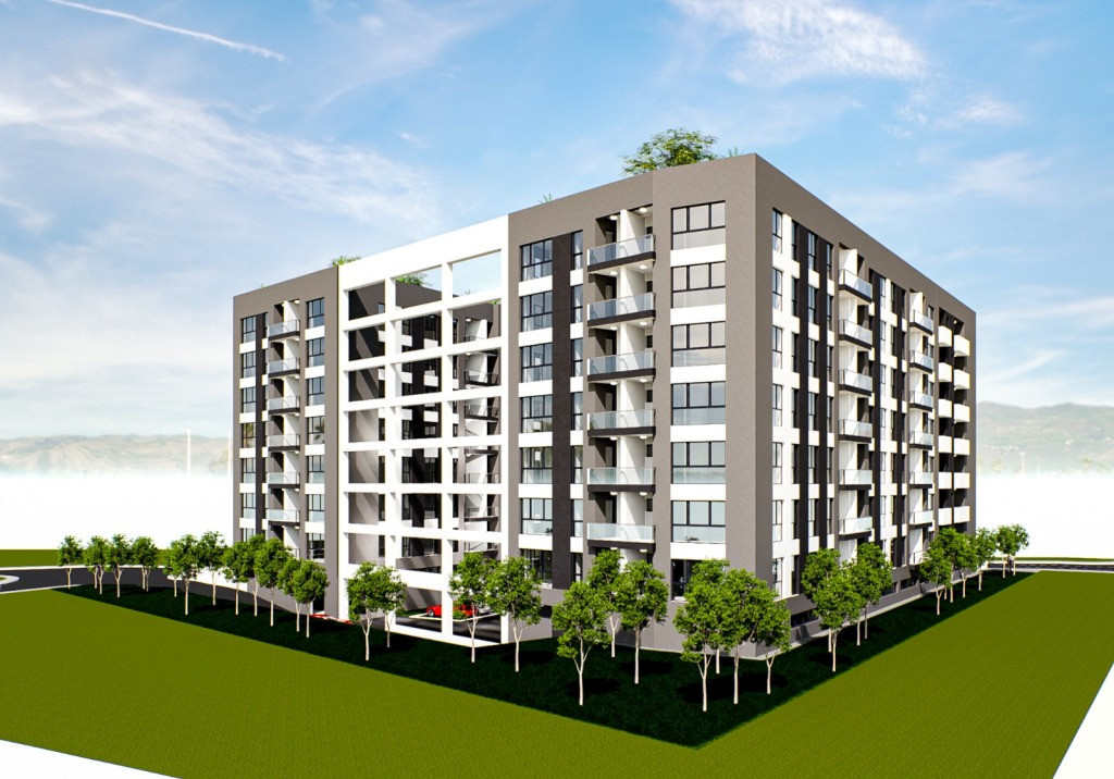 Vanzare apartament 2 camere, 57,60 mp, bloc nou, Cug Rond Vechi