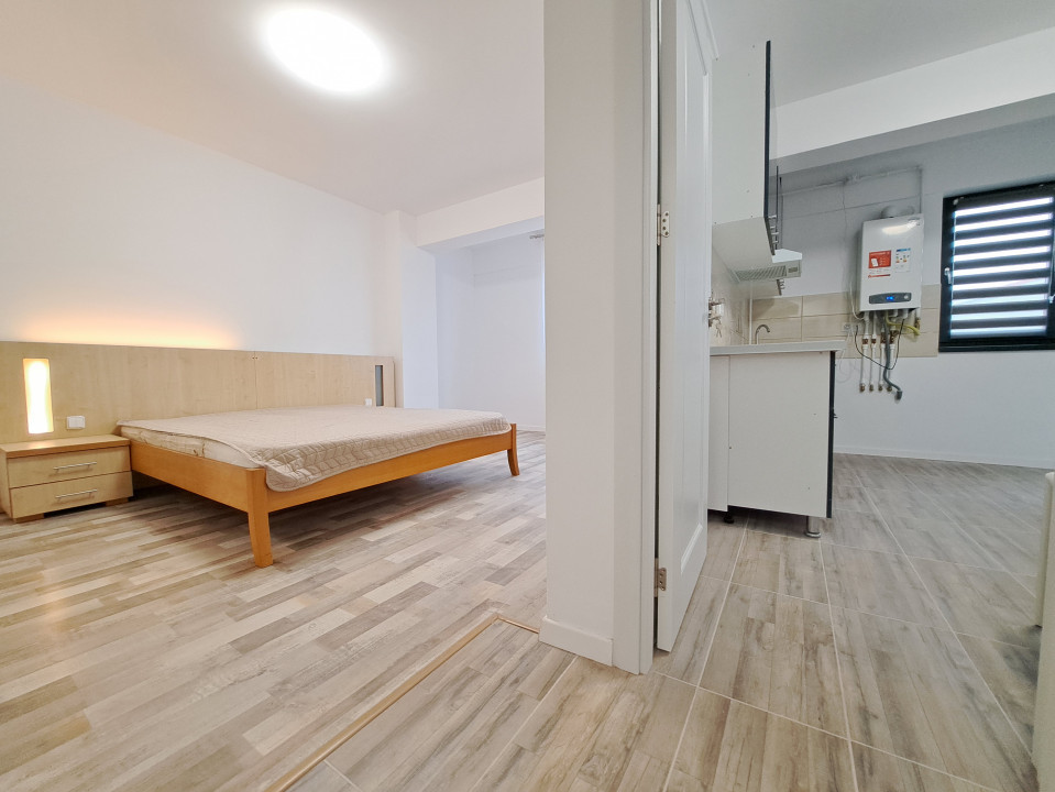 De inchiriat apartament 1 camera decomandat, bloc nou, mobilat complet, Galata